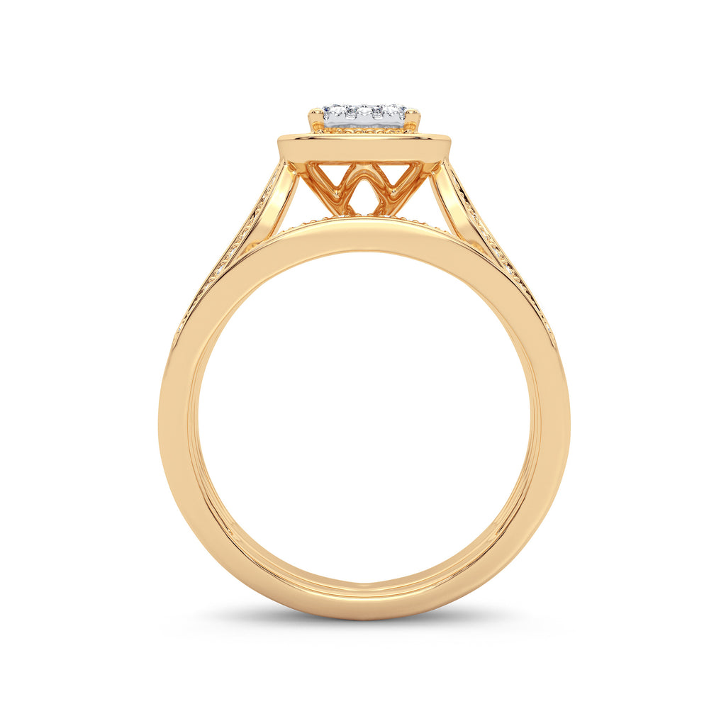 14K 0.40CT DIAMOND BRIDAL RING