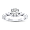 14K 0.14CT White Gold Diamond Ring