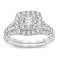 14K 1.00CT DIAMOND BRIDAL RING