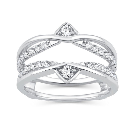 14K 0.50CT Diamond RING GUARD