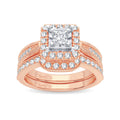 14K 0.75ct Diamond Bridal Ring