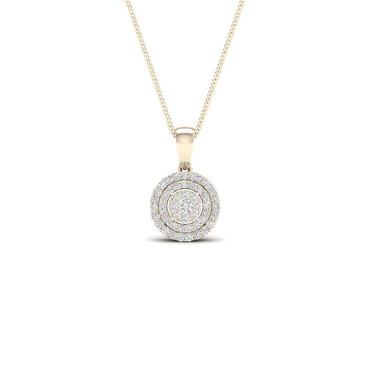 10K 0.13CT Diamond Pendant