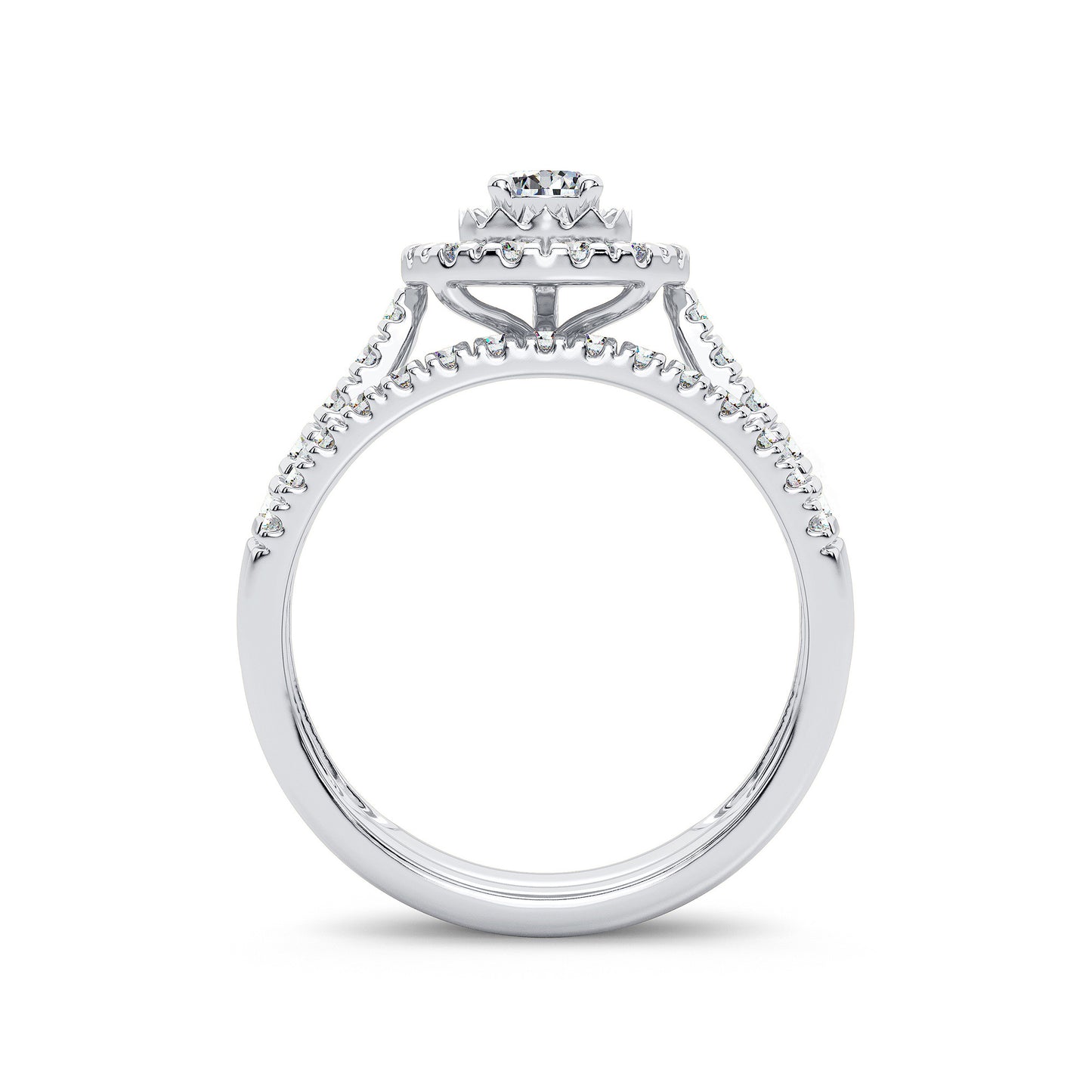 14K 1.00CT Diamond Bridal Ring