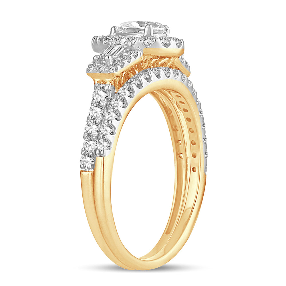 14K 1.00CT Diamond BRIDAL IRNG