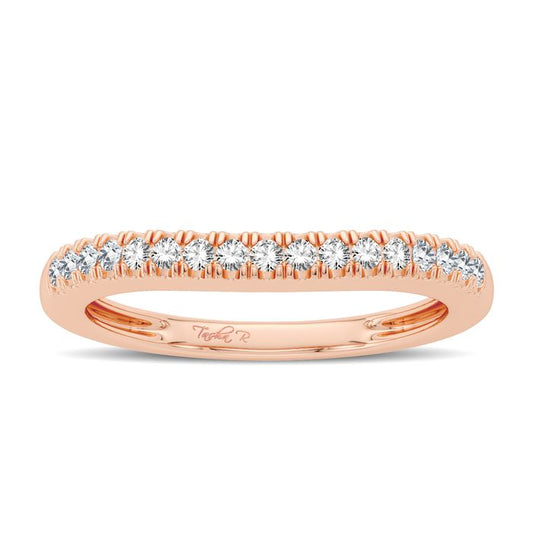 14K 0.17CT Diamond Enhancer Band