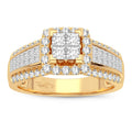 10K 0.93CT Diamond Ring