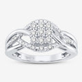 10K 0.10CT DIAMOND RING