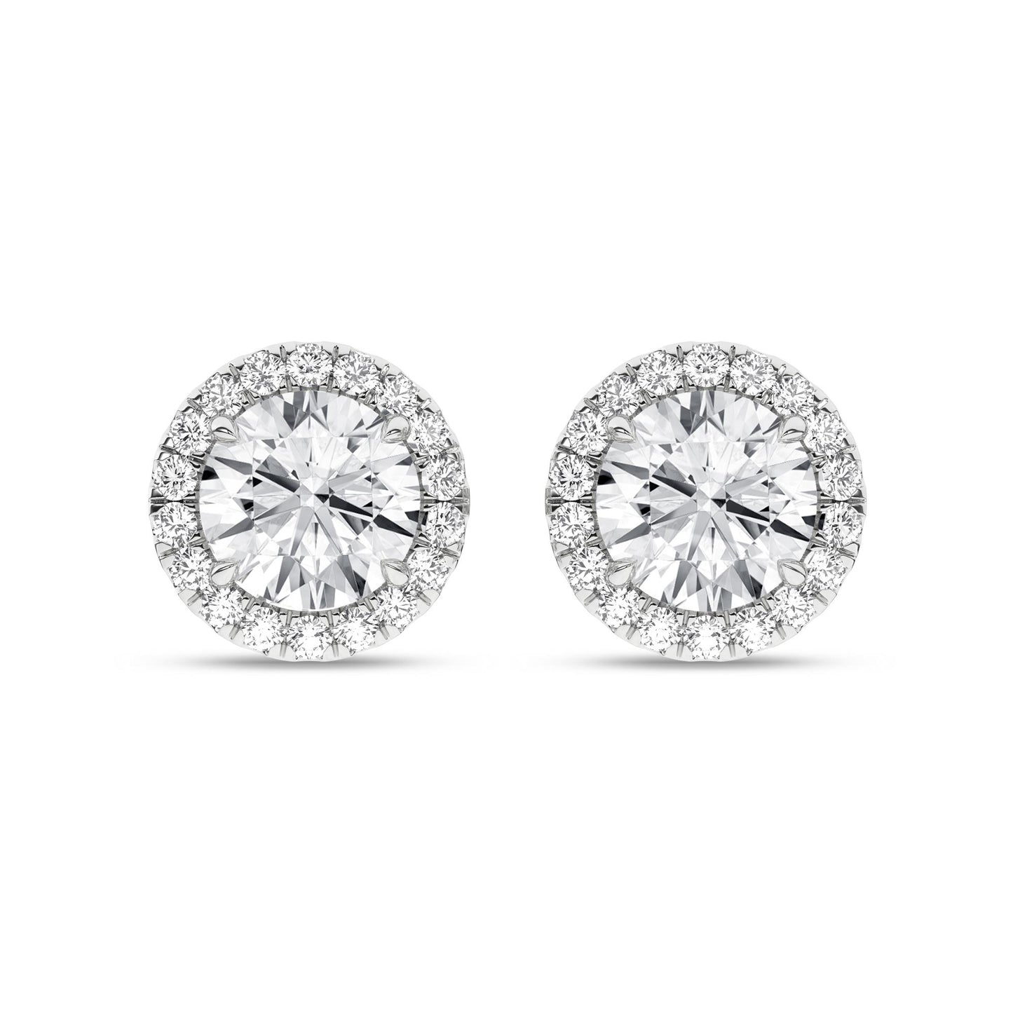 14K 2.25ct Certified Lab Grown Diamond Earrings
