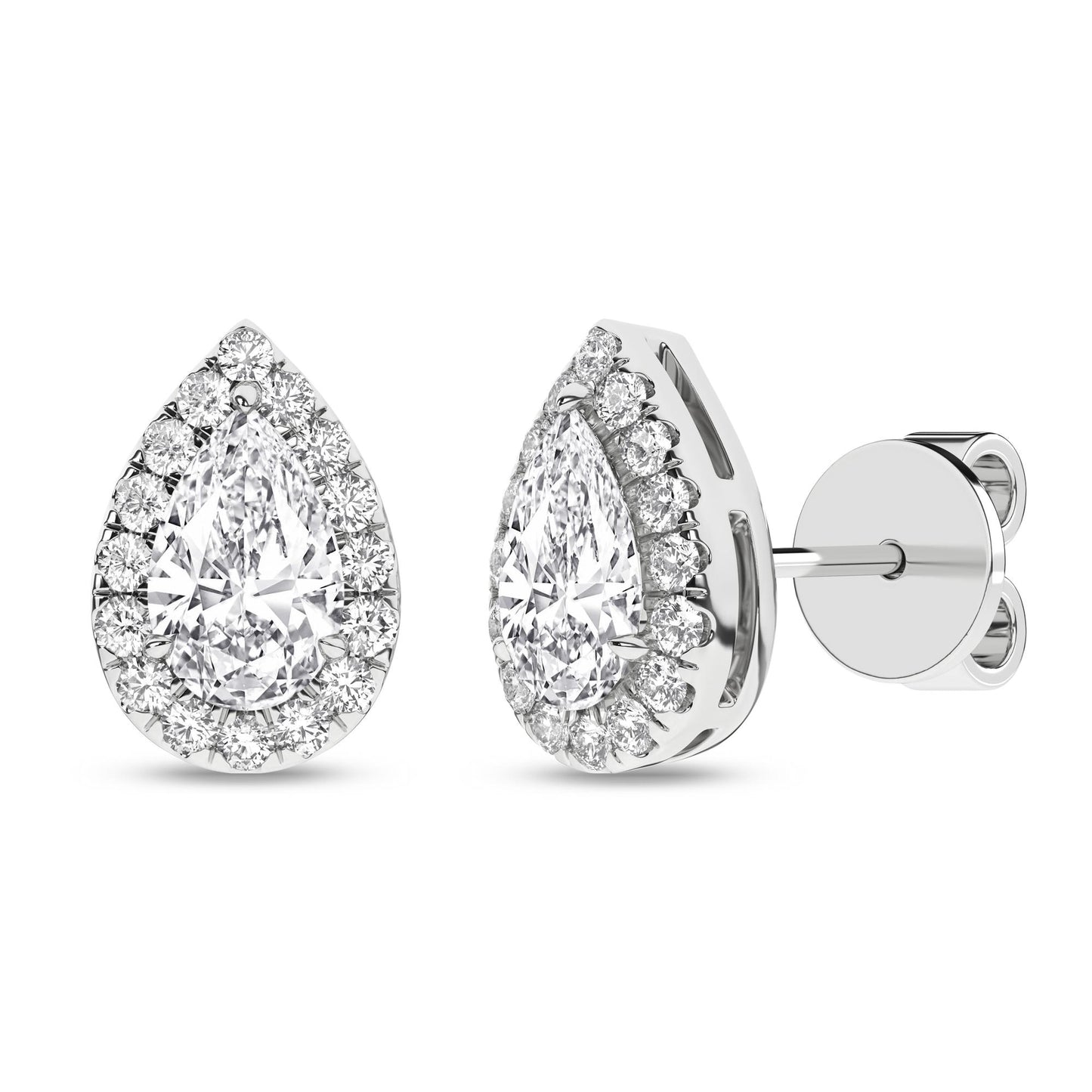 14K 2.25ct Certified Lab Grown Diamond Earrings
