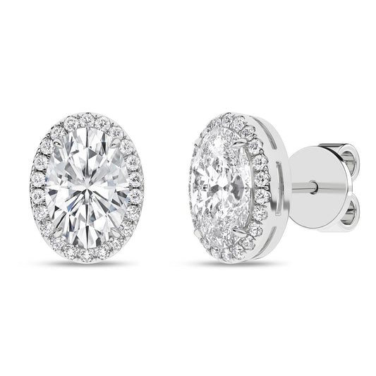 14K 2.25ct Certified Lab Grown Diamond Earrings