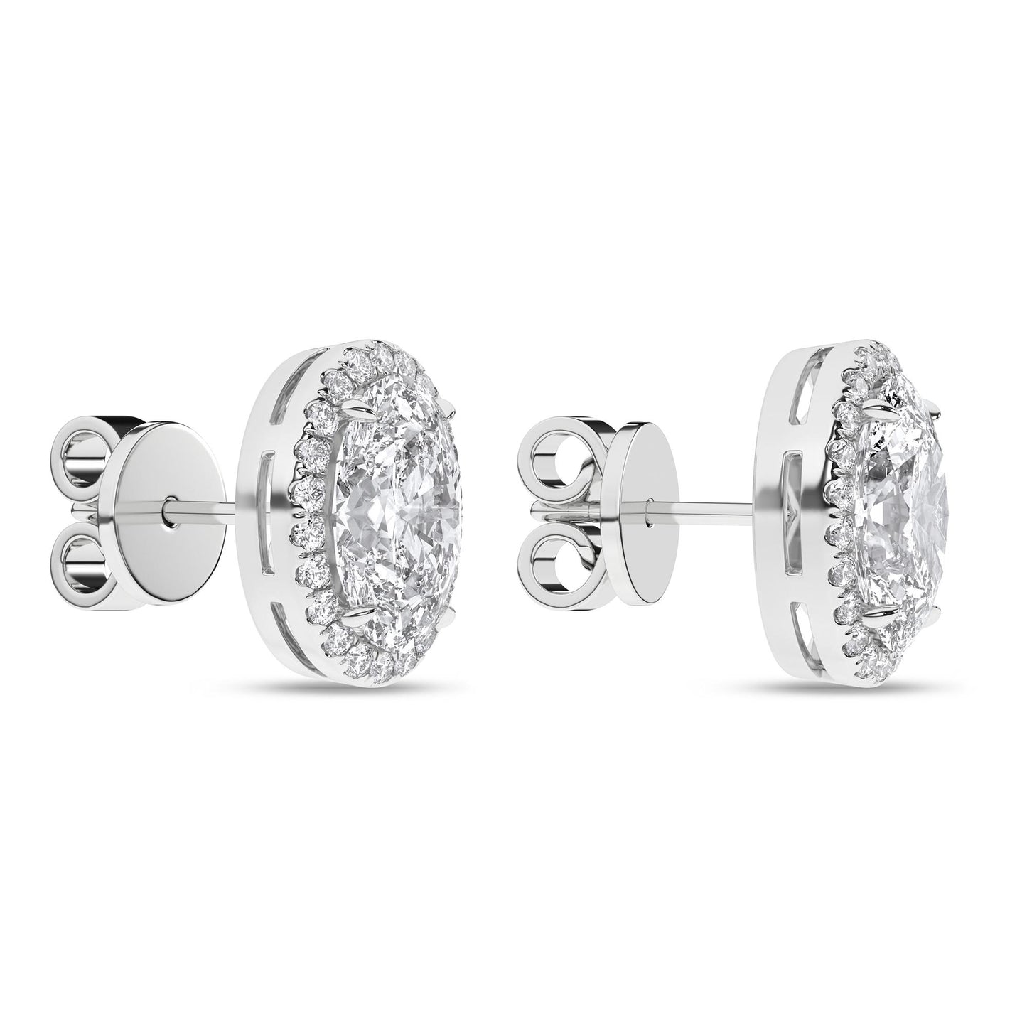 14K 2.25ct Certified Lab Grown Diamond Earrings