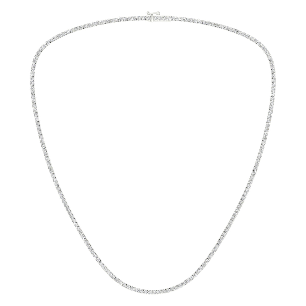 14K 5.00CT Certified Lab Grown Diamond Necklace ( IGI Certified )