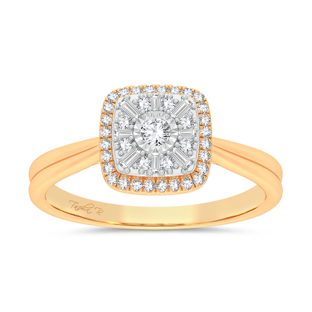 14K 0.25ct Yellow Gold Ring