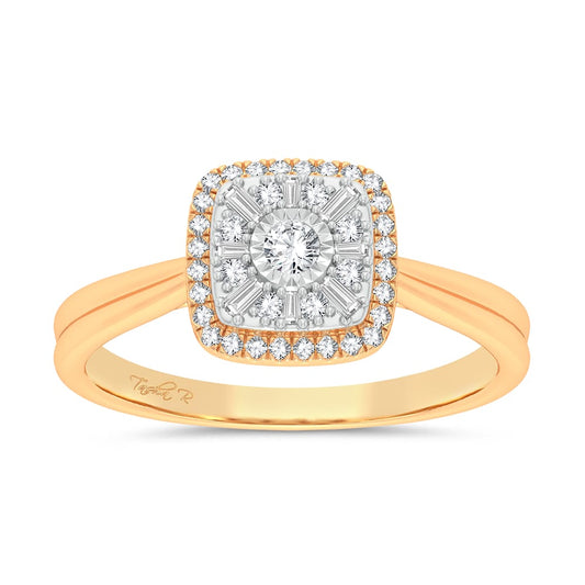14K 0.25ct Yellow Gold Ring