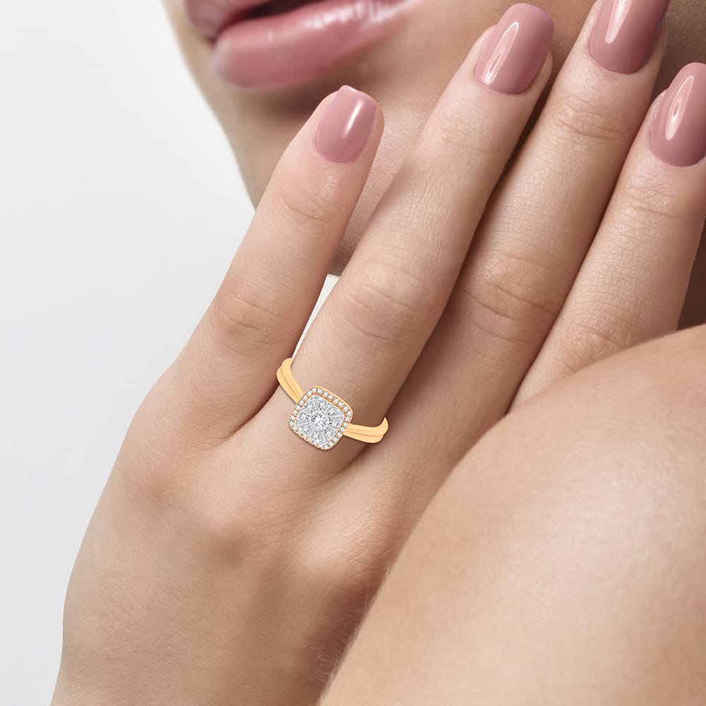 14K 0.25ct Yellow Gold Ring