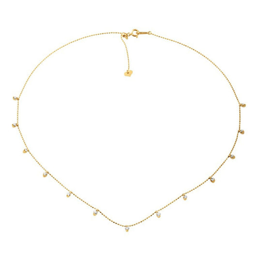 18K 0.50CT D-NECKLESS LDS ROSE CUT