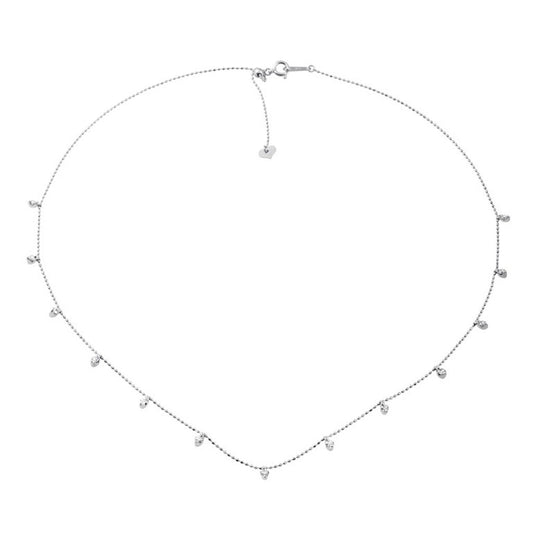 18K 0.51CT D-NECKLESS LDS ROSE CUT