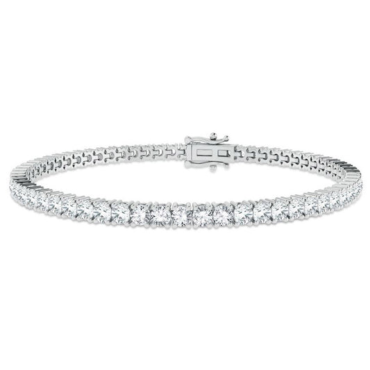14K 7.00ct Certified Lab Grown Diamond Bracelet
