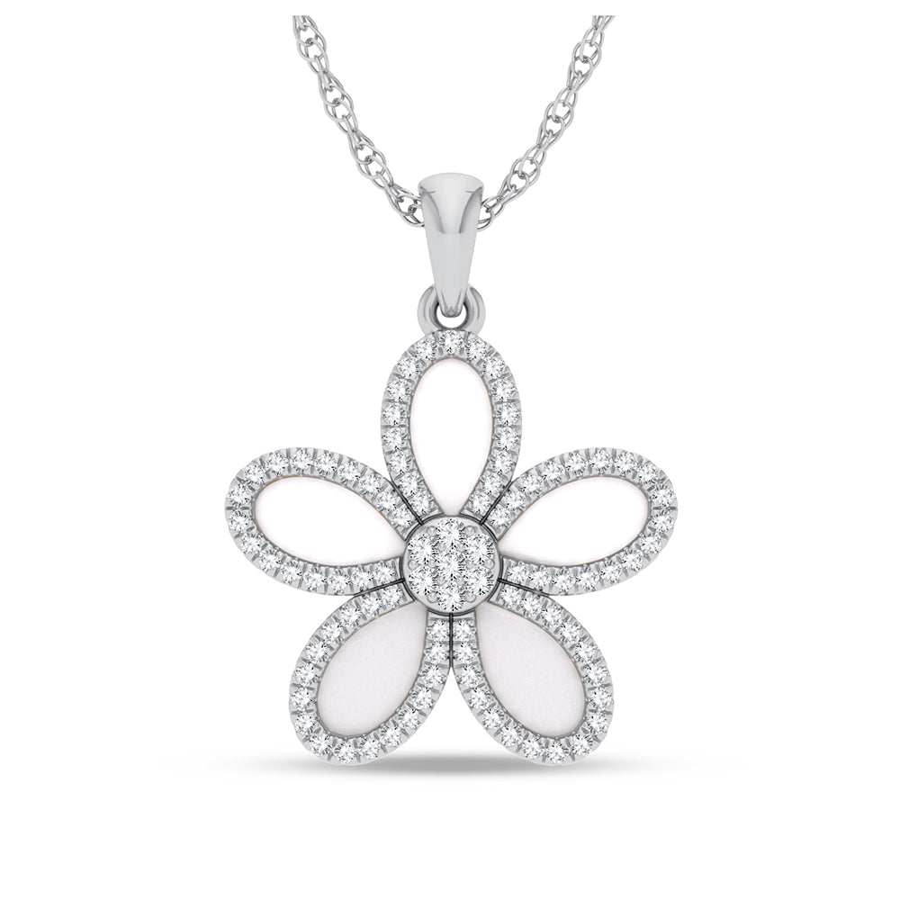 14K 0.25CT DIAMOND NECKLACE