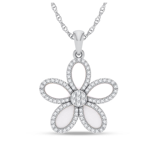 14K 0.25CT DIAMOND NECKLACE