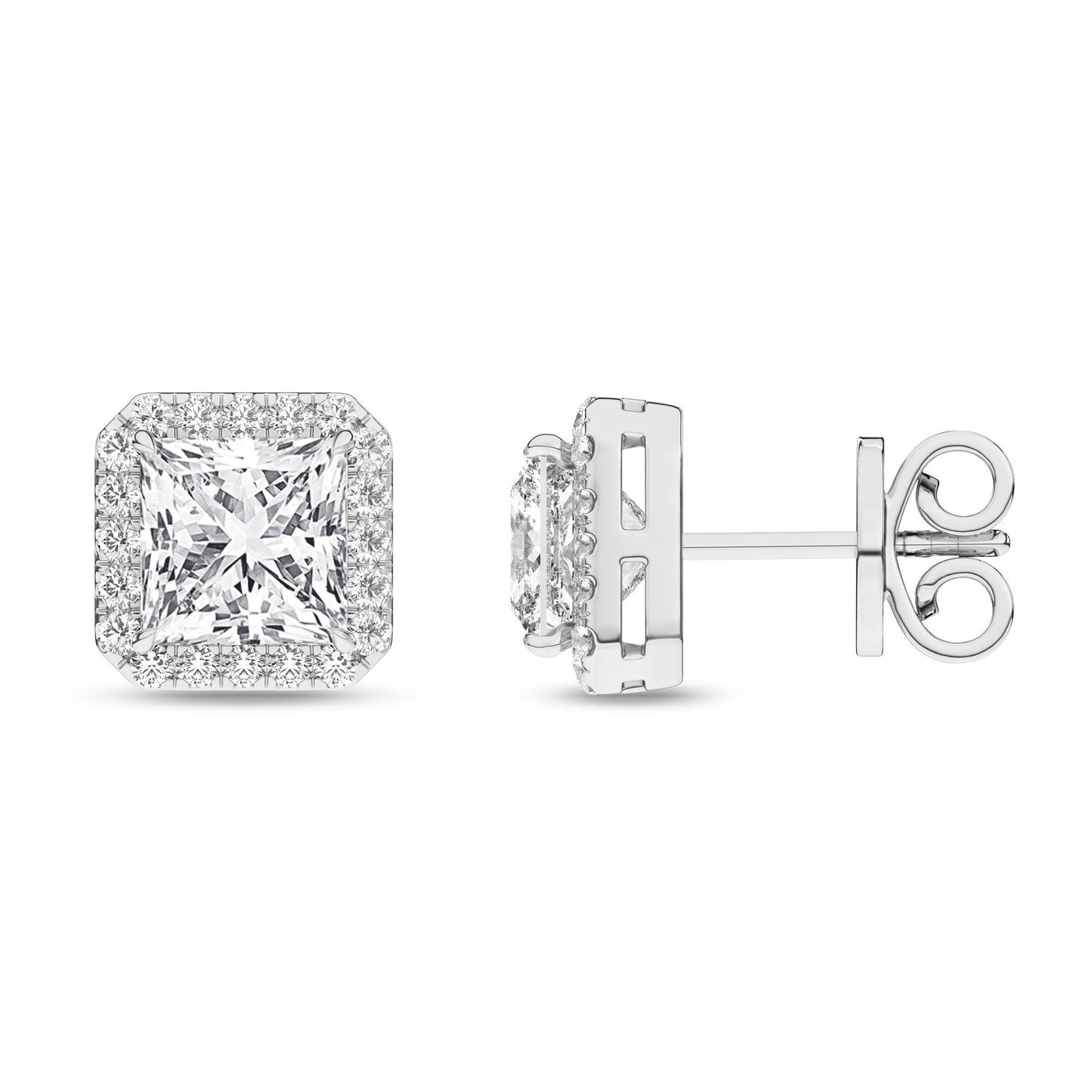 14K 2.25ct Certified Lab Grown Diamond Earrings
