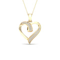 10K 0.10CT D-HEART CHARMS