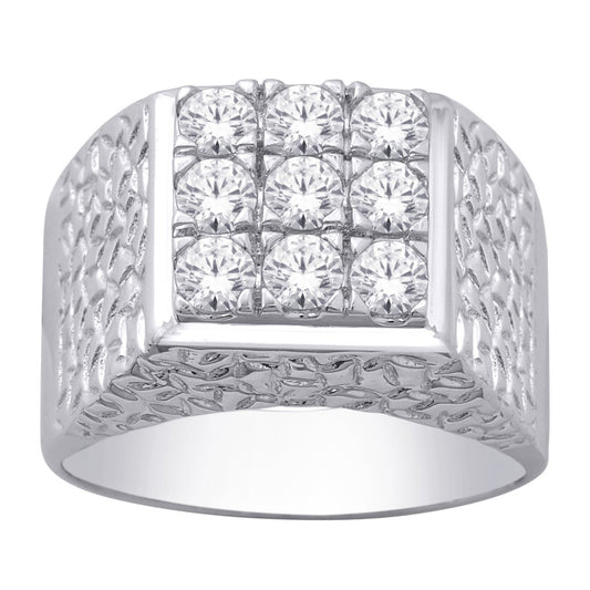 18K 1.38CT D-RING MEN RDS
