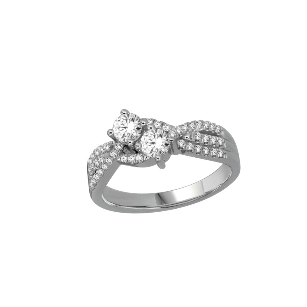 14K 0.75CT D-RING LDS RDS