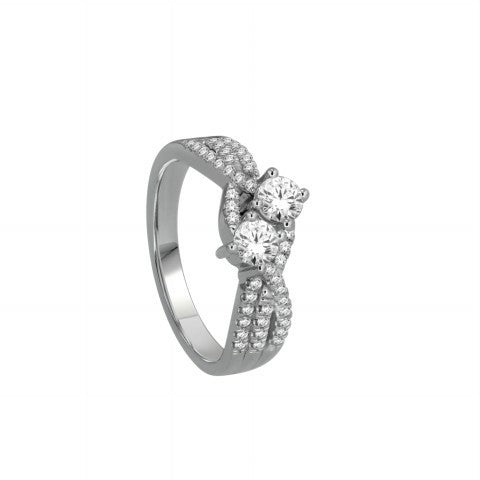 14K 0.75CT D-RING LDS RDS