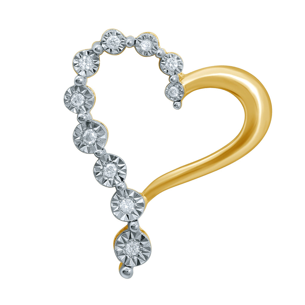 10K 0.10CT D-PENDANT LDS RDS