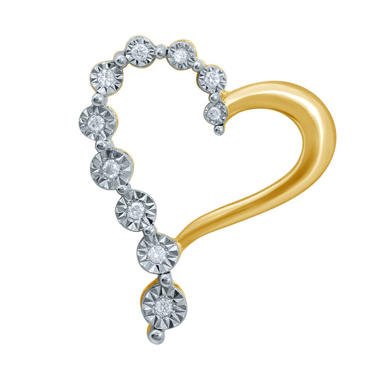 10K 0.10CT D-PENDANT LDS RDS