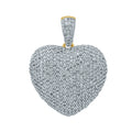 10K 0.97-1.09CT D-HEART CHARMS
