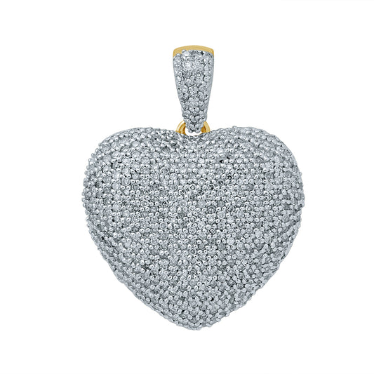 10K 0.97-1.09CT D-HEART CHARMS