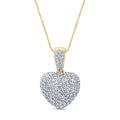 10K 0.25-0.28CT D-HEART CHARMS