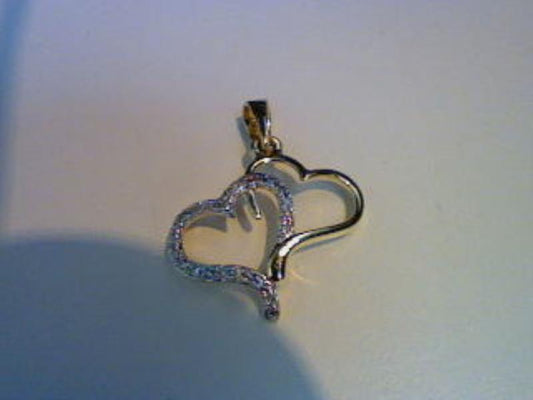 10K 0.12-0.15CT D-HEART CHARM